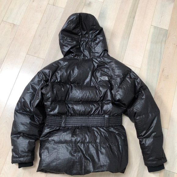 The North Face down belted parka jacket 14-16 women xs - Picture 13 of 13